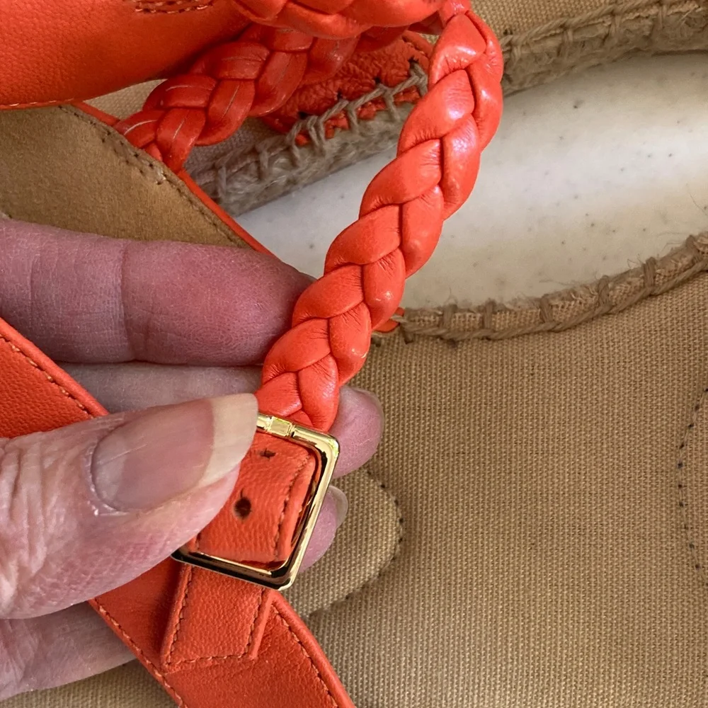 NWOT Talbots Citrus Embroidered Espadrilles - Picture 3 of 5